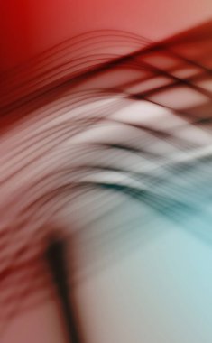 Soyut, enerjik bir arkaplan. Renkli, dalgalı duvar kâğıdı. Grafik çizimi. Üst üste gelen yumuşak dalgalı çizgiler.