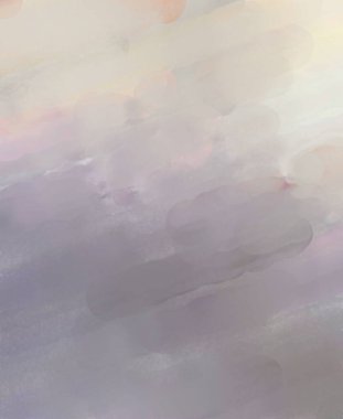 Alkol mürekkebini andıran rahatlatıcı fırça darbelerinin modern resmi. Poster, duvar sanatı, afiş, kart, kitap kapağı veya ambalaj için pastel renkli suluboya resim.
