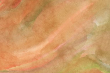 Alkol mürekkebini andıran rahatlatıcı fırça darbelerinin modern resmi. Poster, duvar sanatı, afiş, kart, kitap kapağı veya ambalaj için pastel renkli suluboya resim.