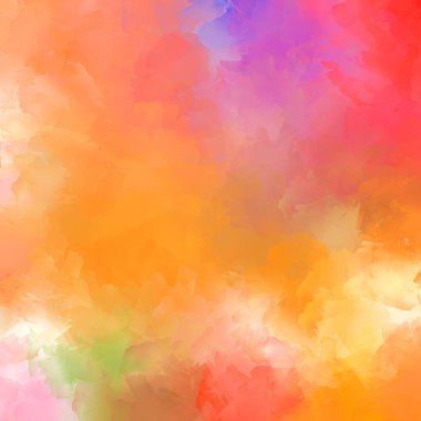 Yaratıcı soyut resim. Artistik fırça darbeleriyle donatılmış. Renkli ve canlı bir illüstrasyon. boyalı sanat.