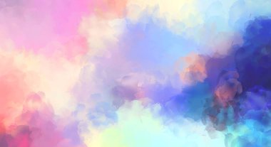 Sanatsal soyut arkaplan. Doku boyalı duvar kağıdı. Boya darbeleriyle yaratıcı bir illüstrasyon. Fırça desenli resim.