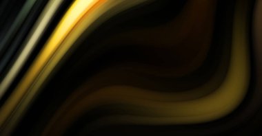 Siyah arka planda renkli düz çizgiler. Sıvı ve sıvı renkli dalgalar karanlıkta akıyor. Duvar kağıdı, afiş, arkaplan, kart, kitap, kapak, poster, afiş, broşür