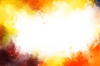 Modern sanat. Taranmış Boyalı Soyut Arkaplan. Fırça darbesi ile boyanmış. Boya darbeleri. 2B Görüntü