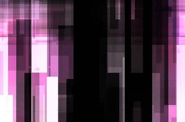 Renkli ve canlı geometrik şekiller katmanları var. Bir teknoloji planının dijital illüstrasyonu. Gelecekçi tasarım şablonu.