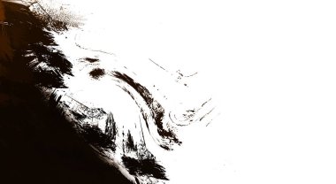 Taranmış Boyalı Soyut Arkaplan. Vahşi kaotik fırça darbeleri. Boya darbeleri. 2D İllüstrasyon. Fırça darbeli resim. 