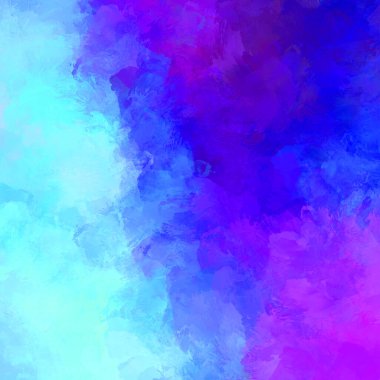 Duvar sanatı Eşsiz ve yaratıcı illüstrasyon. Fırça darbesi ile boyanmış. Renkli fırça darbelerinin soyut arkaplanı. Fırçalanmış canlı duvar kâğıdı. Boyalı sanatsal yaratım.