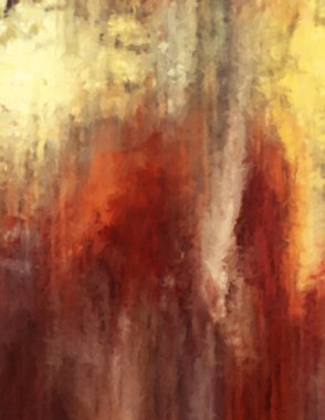 Modern sanat. Renkli çağdaş sanat eserleri. Renkli boya darbeleri. Soyut arkaplanda fırça darbeleri. Fırça boyası. Eşsiz duvar sanatı.