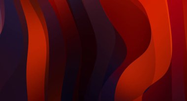 Soyut arkaplan. Renkli dalgalı tasarım duvar kağıdı. yaratıcı grafik 2D çizim. Dinamik şekilli modaya uygun sıvı örtüsü.