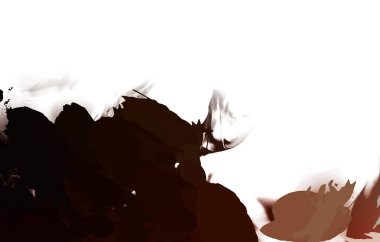 Taranmış Boyalı Soyut Arkaplan. Vahşi kaotik fırça darbeleri. Boya darbeleri. 2D İllüstrasyon. Fırça darbeli resim. 