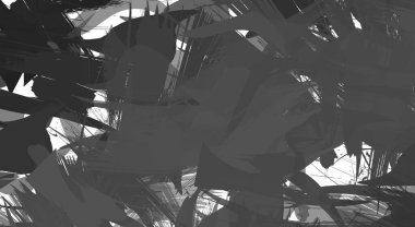 Renkli fırça darbelerinin 2B çizimi. Dekoratif doku resmi. Canlı boya desenli arka plan. Kaotik fırça darbeleri resim.