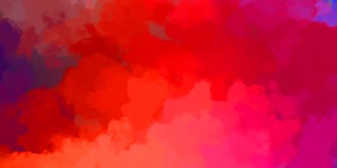 Taranmış Boyalı Soyut Arkaplan. Vahşi kaotik fırça darbeleri. Boya darbeleri. 2D İllüstrasyon. Fırça darbeli resim.