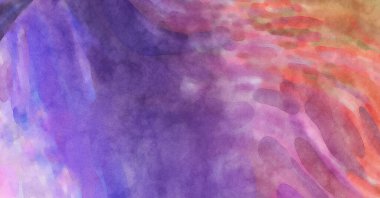 Alkol mürekkebini andıran rahatlatıcı fırça darbelerinin modern resmi. Poster, duvar sanatı, afiş, kart, kitap kapağı veya ambalaj için pastel renkli suluboya resim.