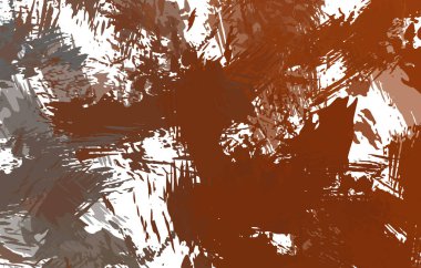 Sanatsal soyut arkaplan. Doku boyalı duvar kağıdı. Boya darbeleriyle yaratıcı bir illüstrasyon. Fırça desenli resim.