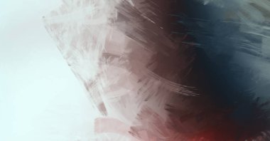 Renkli fırça darbelerinin soyut arkaplanı. fırçalanmış canlı duvar kağıdı. resmedilmiş sanat eseri. Eşsiz ve yaratıcı illüstrasyon.