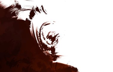 Duvar sanatı Eşsiz ve yaratıcı illüstrasyon. Fırça darbesi ile boyanmış. Renkli fırça darbelerinin soyut arkaplanı. Fırçalanmış canlı duvar kâğıdı. Boyalı sanatsal yaratım.