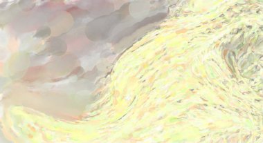 Yüzeyde suluboya vuruşlar. Sanatsal arkaplan resmi. Tablo üzerinde soyut resim. Fırça darbeleri. Çağdaş sanat. El işçiliğinin renkli dokusu. Modern resim.