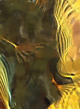 Modern sanat. Renkli çağdaş sanat eserleri. Renkli boya darbeleri. Soyut arkaplanda fırça darbeleri. fırça boyası.