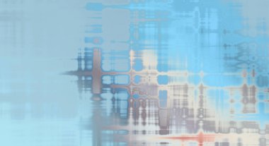 Soyut arkaplan. Yaşlanmış grunge dokusunda geometrik elementler. Farklı renk desenli grafiksel illüstrasyon.