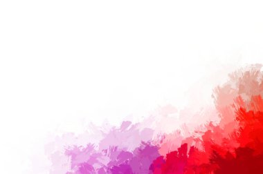 Canlı fırça darbeleriyle boyanmış. Renkli desenli resim. Fırçalanmış duvar kağıdını boya.