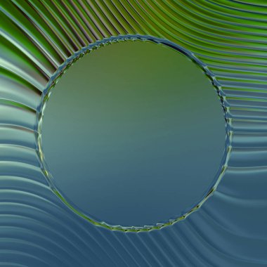 Soyut çerçeveli arkaplan. Renkli, canlı, dalgalı bir duvar kağıdı. Merkezi çerçeveli yaratıcı grafik 2d çizim. Dinamik şekilli modaya uygun sıvı örtüsü.