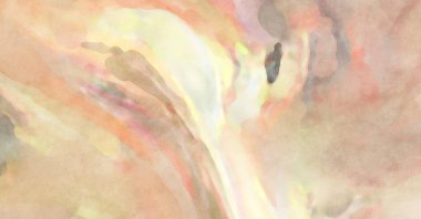 2D çizim. Sanatsal arkaplan resmi. Tablo üzerinde soyut resim. Çağdaş sanat. El yapımı resim. Renkli doku. Modern sanat eserleri. Yüzeyde suluboya fırça darbeleriyle boyama.