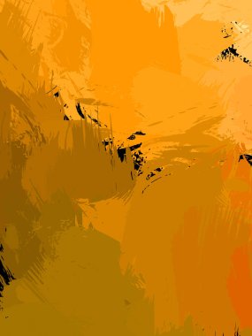 Duvar sanatı Eşsiz ve yaratıcı illüstrasyon. Fırça darbesi ile boyanmış. Renkli fırça darbelerinin soyut arkaplanı. Fırçalanmış canlı duvar kâğıdı. Boyalı sanatsal yaratım.