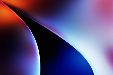 Soyut arkaplan. Değişken renk değişim dalgaları, dinamik hareketlerle. Işık dalgalarının neon renkli soyut tasarımı. Duvar kağıdı, afiş, arkaplan, kart, kitap illüstrasyonu, web sitesi.