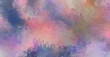 Taranmış Boyalı Soyut Arkaplan. Fırça darbesi ile boyanmış. Sanatsal canlılık ve renkli duvar kağıdı.