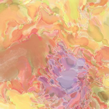 Soyut doku. Yüzeyde etkileyici el yapımı suluboya. Suluboya fırça darbeleri. Modern sanat. Çok renkli arkaplan. Çağdaş duvar sanatı. Renkli bir fon. 2d illüstrasyon.