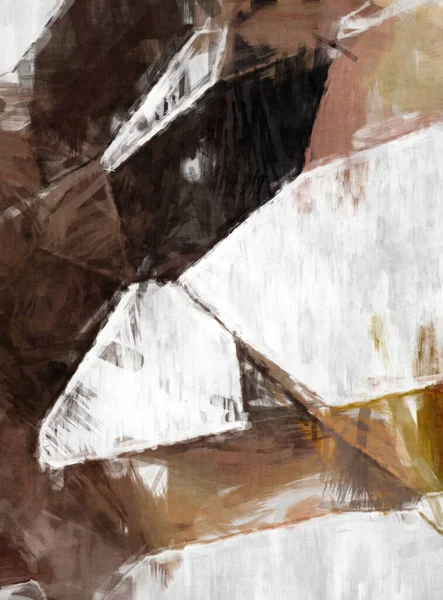 Soyut arkaplanda pürüzlü fırça darbeleri. Fırça boyası. Renkli boya darbeleri. Eşsiz duvar sanatı. Tuvaldeki modern sanat. Renkli çağdaş sanat eserleri. 