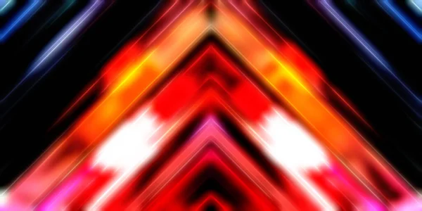 Abstract Stralende Geometrische Lichten Achtergrond Fractale Symmetrische Grafische Illustratie Intersecterende — Stockfoto