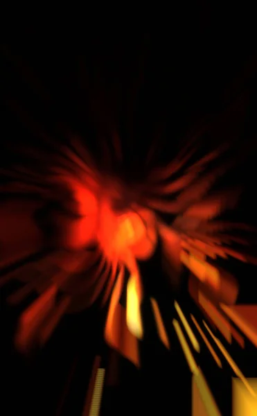 Trilhas Partículas Leves Estrela Explosão Luz Com Partículas Linhas Brilhantes — Fotografia de Stock