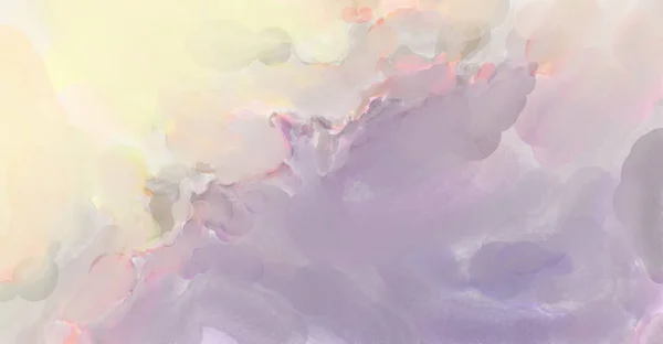 Soft Watercolor Wallpaper Artistic Painting Softly Brushed Colors Pastel Colors — Stock Photo, Image