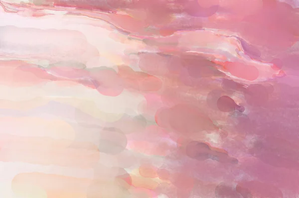 Modern Penseldrag Målning Akvarell Abstrakt Målning Med Pastellfärger Mjuk Färg — Stockfoto