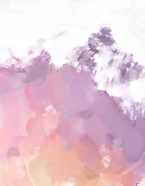 Soft Watercolor Wallpaper Artistic Painting Softly Brushed Colors Pastel Colors — Stock Photo, Image