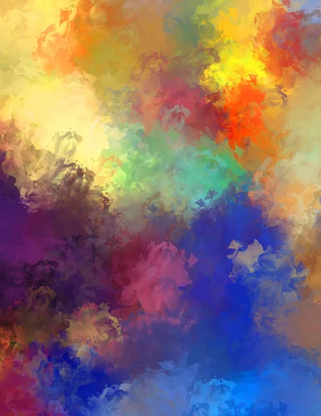 Fondo Abstracto Pinceladas Colores Fondo Pantalla Vibrante Cepillado Creación Artística — Foto de Stock