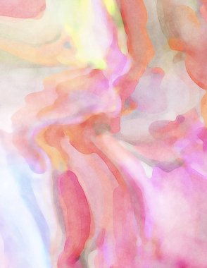 El yapımı sürreal soyut desenli suluboya. Modern sanatsal resim. 2D çizim. Arkaplan boyası karışımı. Yaratıcı duvar sanatı. Çağdaş sanat