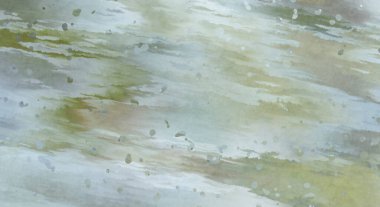 Yaratıcı soyut resim. Artistik fırça darbeleriyle donatılmış. Renkli ve canlı bir illüstrasyon. boyalı sanat.