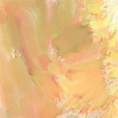 Çağdaş sanat. El işçiliğinin renkli dokusu. Modern resim. Yüzeyde suluboya vuruşlar. Sanatsal arkaplan resmi. Tablo üzerinde soyut resim. Fırça darbeleri. 