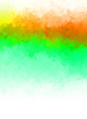 Yaratıcı soyut resim. Artistik fırça darbeleriyle donatılmış. Renkli ve canlı bir illüstrasyon. boyalı sanat.