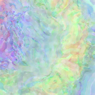 El yapımı sürreal soyut desenli suluboya. Modern sanatsal resim. 2D çizim. Arkaplan boyası karışımı. Yaratıcı duvar sanatı. Çağdaş sanat.