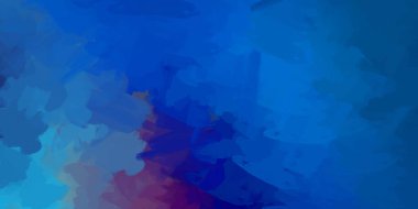 Yaratıcı bir geçmiş. Canlı fırça darbeleriyle boyanmış. Renkli desenli resim. Fırçalanmış duvar kağıdını boya.