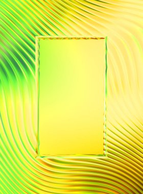 Soyut çerçeveli arkaplan. Renkli, canlı, dalgalı bir duvar kağıdı. Merkezi çerçeveli yaratıcı grafik 2d çizim. Dinamik şekilli modaya uygun sıvı örtüsü.