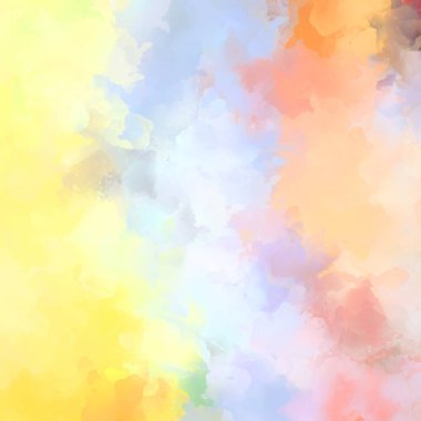 Yaratıcı soyut resim. Artistik fırça darbeleriyle donatılmış. Renkli ve canlı bir illüstrasyon. boyalı sanat.