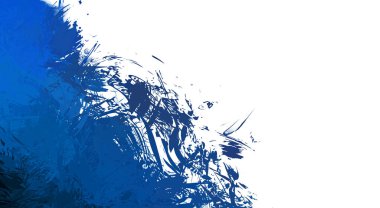 Taranmış Boyalı Soyut Arkaplan. Vahşi kaotik fırça darbeleri. Boya darbeleri. 2D İllüstrasyon. Fırça darbeli resim. 