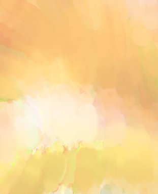 Alkol mürekkebini andıran rahatlatıcı fırça darbelerinin modern resmi. Poster, duvar sanatı, afiş, kart, kitap kapağı veya ambalaj için pastel renkli suluboya resim.