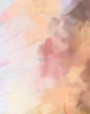 Taranmış Boyalı Soyut Arkaplan. Fırça darbesi ile boyanmış. Boya darbeleri. 2B Görüntü.