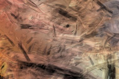 Modern sanat. Taranmış Boyalı Soyut Arkaplan. Fırça darbesi ile boyanmış. Boya darbeleri. 2B Görüntü