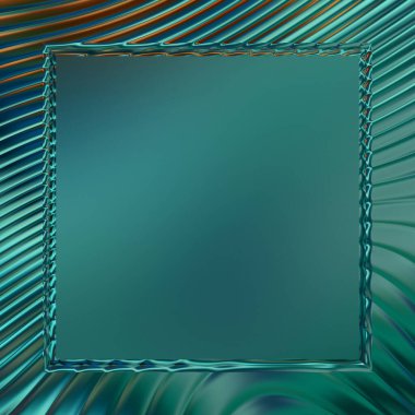 Soyut çerçeveli arkaplan. Renkli, canlı, dalgalı bir duvar kağıdı. Merkezi çerçeveli yaratıcı grafik 2d çizim. Dinamik şekilli modaya uygun sıvı örtüsü.