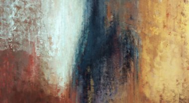 Modern sanat. Renkli çağdaş sanat eserleri. Renkli boya darbeleri. Soyut arkaplanda fırça darbeleri. Fırça boyası. Eşsiz duvar sanatı.